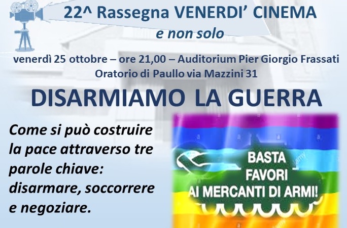 Disarmiamo la guerra, il 25 ottobre a Paullo